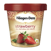 Haagen-Dazs Ice Cream Strawberry Full-Size Picture